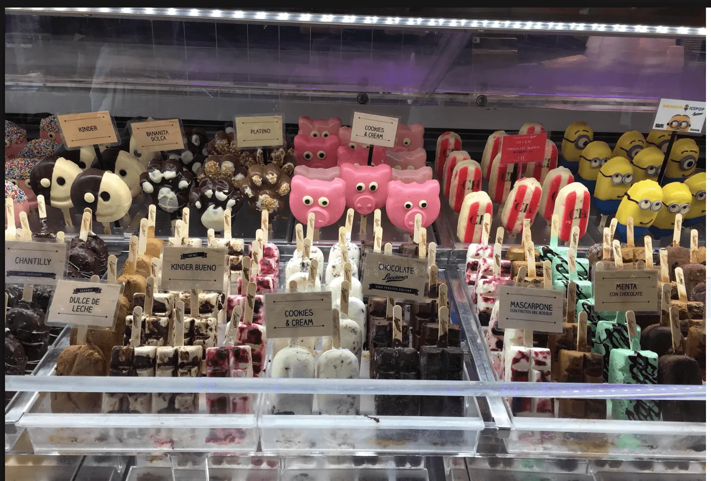 Helados artesanales de Los Trovadores